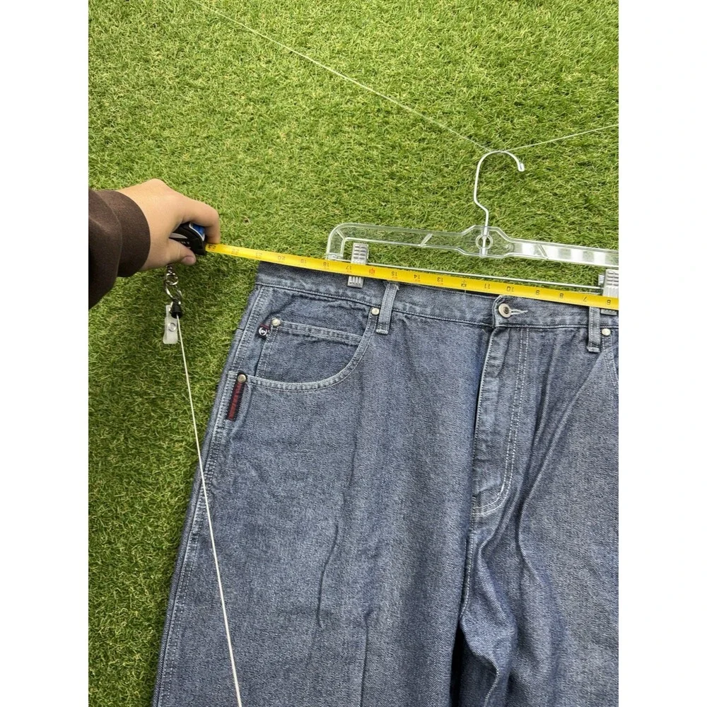 Vintage Phat Farm Jeans Mens 42x34 Blue Carpenter Loose Baggy Fit Y2K 90s Denim